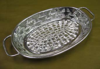 Mexican Pewter - Petatillo Bread Bowl